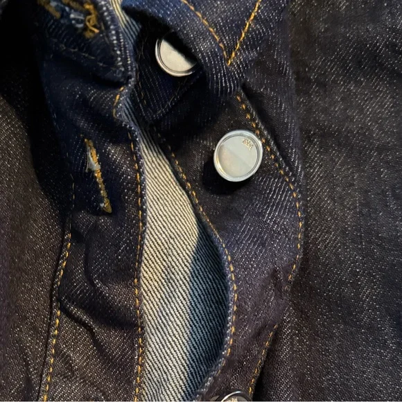 Zara Dark Blue Jean Jacket - Picture 6 of 11